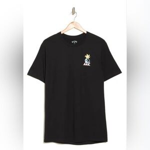 Men’s Billabong - LEAD OFF COTTON GRAPHIC T-SHIRT IN BLACK - Size XL